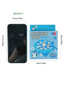 Mini Version Penguin Knocking Ice Blocks Table Game, Penguin Ice Cubes Rescuing, Parent-child Interaction Toy - Multicolor - View 1