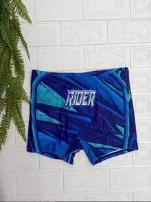 Men Swim Shorts - Màu xanh lam - Xem 2