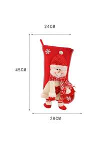Boys' Christmas Stockings - Red - View 3