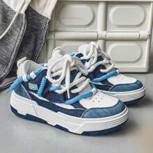 Zapatos/zapatillas De Lona - Azul - Ver 2