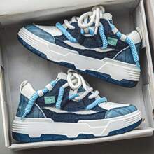 Zapatos/zapatillas De Lona - Azul - Ver 3