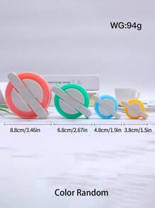 1 Bộ 4 Kích Cỡ DIY Dụng Cụ May Vá Pompom Bộ Nhựa Pom Pom Bộ Dụng Cụ Lông Tơ Bóng Thợ Dệt Kim Thủ Công Đan dụng Cụ - Nhiều màu - Xem 5