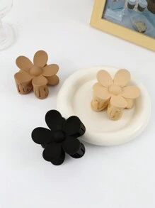 3入組女士花朵設計髮卡夾 - 彩色 - 查看 2