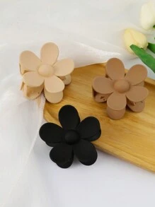 3入組女士花朵設計髮卡夾 - 彩色 - 查看 4