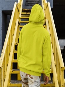 Men Sweatshirts - Màu vàng - Xem 3