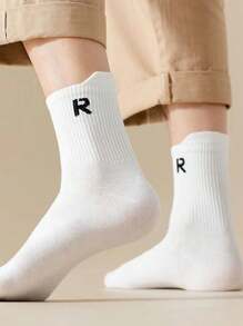 8入組女性多色休閒系列淚滴中筒襪 - 彩色 - 查看 4