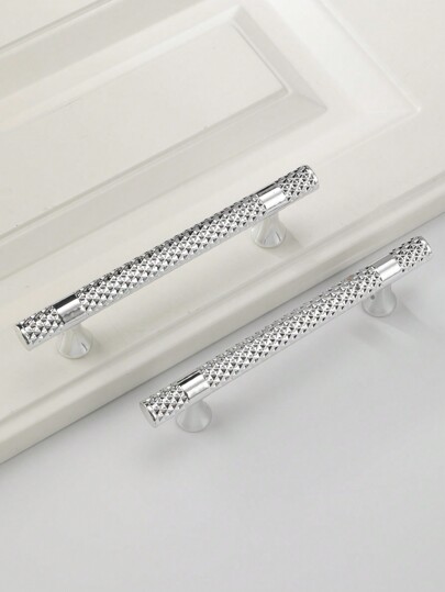 2pcs Plastic Cabinet Handles For Drawers, Cupboards, Wardrobes, Etc.