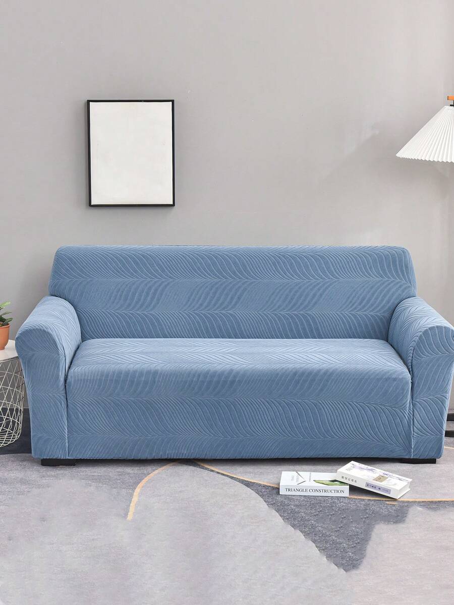 1片防水藍色沙發套 - 藍色 - 查看 1