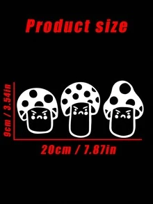 Sticker bên ngoài Nhãn dán xe - trắng - Xem 3