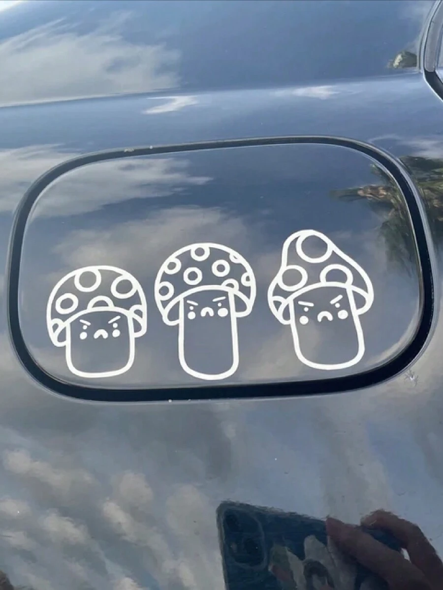 Sticker bên ngoài Nhãn dán xe - trắng - Xem 1