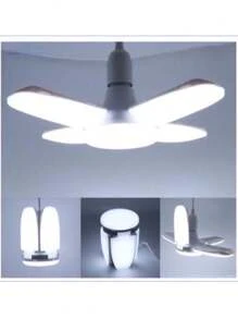 Kit de 3 Unidades Lâmpada Led 4 Pétalas Dobrável Ajustável Bibolt 6500K - Branco - Visão 3