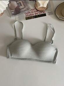 Summer Seamless Thin Strapless Bra For Women With Small Bust, Push Up & Anti-slip, Can Be Worn Two Ways