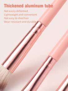 12支装化妆刷套装，优质合成毛眼影晕染刷套装，面部及眼部化妆工具，化妆刷套装，化妆刷组合，化妆刷套装，全套化妆刷，化妆刷套装，全套化妆工具，化妆刷套装，化妆刷套装，化妆礼盒套装 - 彩色 - 查看 6