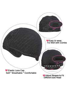 Tóc giả cắt cho phụ nữ Tóc giả xoăn Pixie ngắn có mái Tóc giả màu tự nhiên 1B Tóc giả cắt Pixie xoăn nhiều lớp ngắn Tóc giả làm bằng máy hoàn chỉnh - màu đen - Xem 6