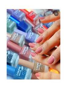 Barniz de uñas esmalte 4 colores diferentes efecto mate 4 piezas - Multicolor - Ver 5