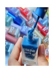 Barniz de uñas esmalte 4 colores diferentes efecto mate 4 piezas - Multicolor - Ver 8