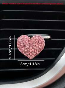 2 Chiếc Ô Tô Cửa Thoát Khí Xông Phòng Kẹp Sáng Tạo Đá Khảm Điều Hòa Xe Ô Tô Nước Hoa Trang Trí Kẹp Kim Cương Giả Trang Trí Nội Thất Ô Tô - Nhiều màu - Xem 2