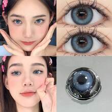 1 Pair Ginger Blue Contact Lenses Cosmetic Contact Lenses 14.2mm Soft Lens 6 Months of Use - Mint Blue - View 4
