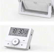 Kitchen Electronic Timer Student Timer With Vibration Alarm Clock Countdown Timer Time Management Timer 1pc - White - View 8