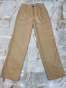 Women Pants - Camel - View 3