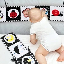 Foldable Portable Baby Cognition Book With Weather And Insect Themes