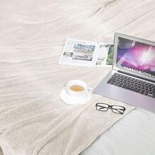 羊毛毛絨毯,超大蓬鬆床鋪適用於沙發,柔軟舒適的毛皮裝飾,適用於床和沙發的厚毯(米色)