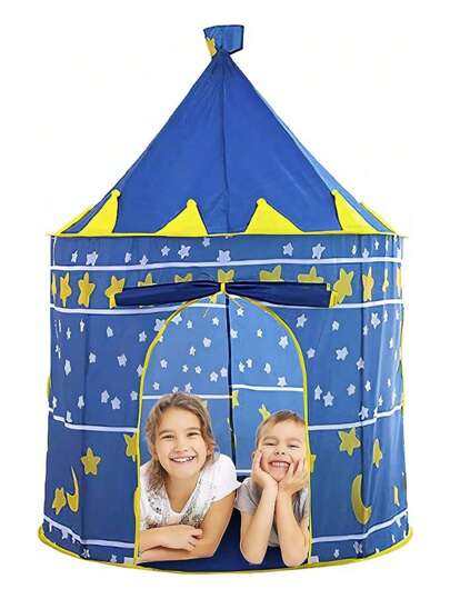 Casa de Campaña Castillo de Princesas para Niños y Niñas, ¡Explora Reinos de Diversión, Magia del Interior y Exterior, Bluelander.