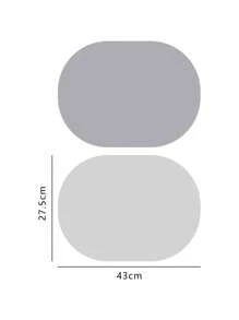 1 Miếng Màu thuần , Không thấm nước , Có thể tái sử dụng chất liệu da PU Ăn uống Bàn Đệm , Đĩa nhỏ Đối với Bát , Đĩa Và Cúp - Nhiều màu - Xem 3