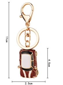 0657 Fashionable Mini Car Keyring, Exquisite Gift & Keychain Pendant Car Accessories Bag Charm School Cute Goth Y2k Bag Lanyards With Id Holder Car Accessories Bag Charms Christmas Car Accessories Teacher Friend Sister Gift Ideas