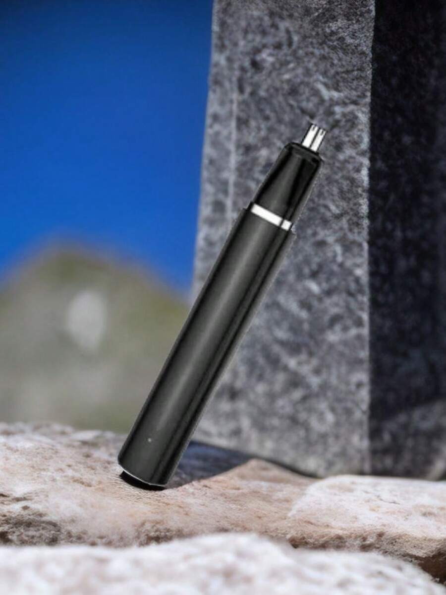 Depilador eléctrico para los vellos de la nariz recargable - Negro - Ver 1