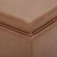 CHITA Storage Stool Ottoman, Foot Rest Stool Seat - 駝色 - 查看 5