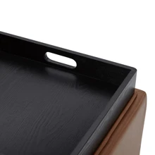 CHITA Storage Stool Ottoman, Foot Rest Stool Seat - 駝色 - 查看 6