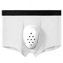 1pc Post-operative Underwear For Men After Circumcision Or Phimosis Surgery, Corner To Avoid Friction, Protective Cover - White - View 1