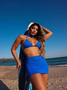 Women Bikini Sets - Xanh đậm - Xem 2