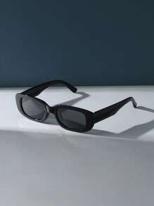 1pc Women's Square Plastic Decorative Fashion Sunglasses Sunglasses Beach Sun Glasses Beach Accessories For Women Sun Glasses Sunglasses Shades Fashionable Shade Elegant Outfit Family Outings Travel Vacation Holiday For Summer Beach Vacation,Outdoor,Travel