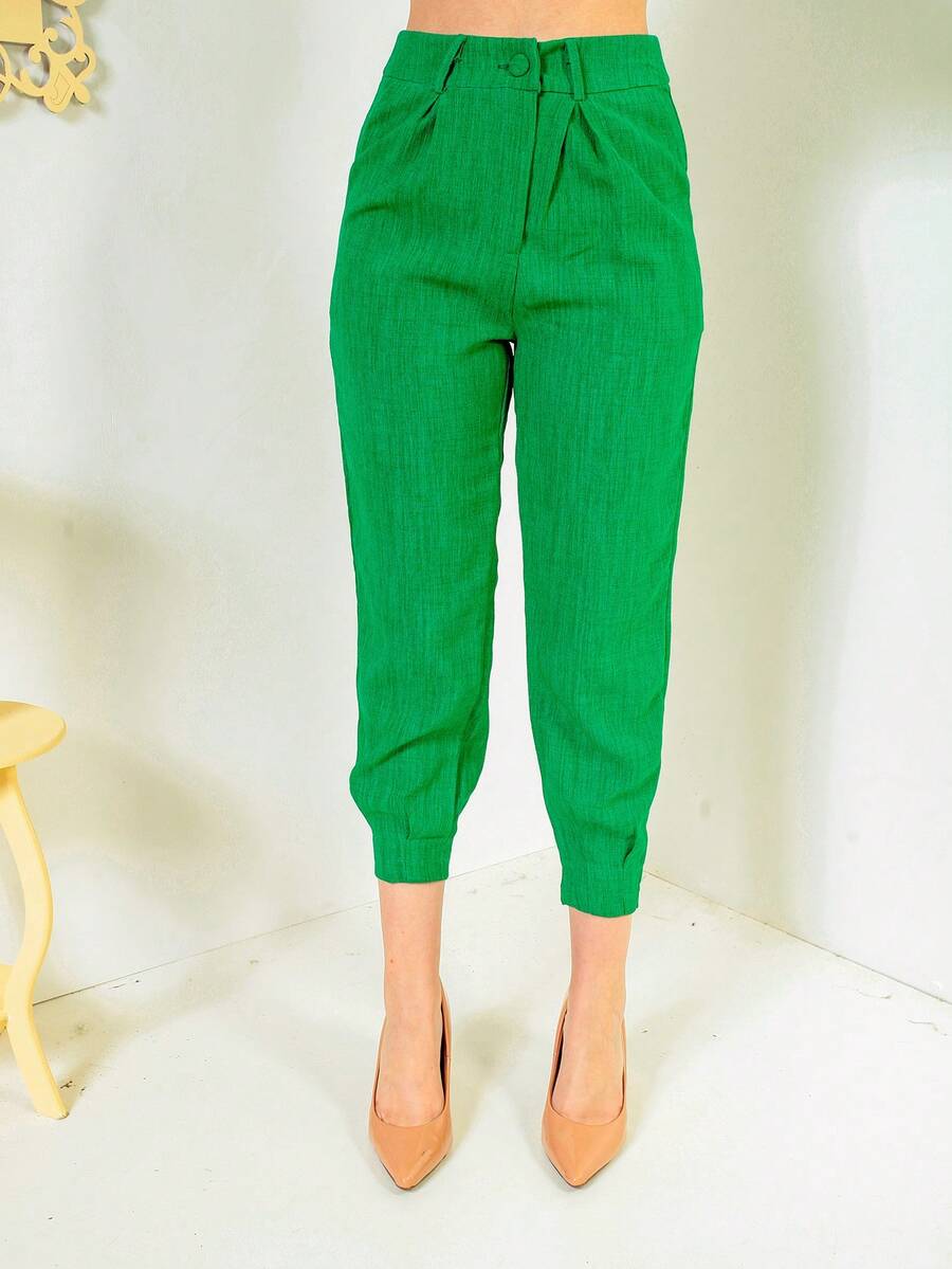 Women Pants - màu xanh lá - Xem 1