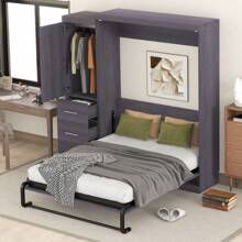 Nestfair Murphy Bed with Wardrobe and Drawers