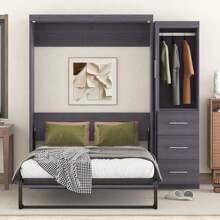 Nestfair Murphy Bed with Wardrobe and Drawers