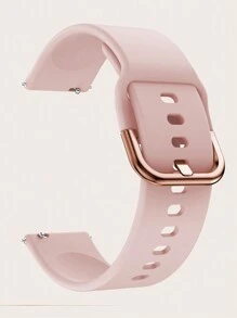 1 条男女通用硅胶运动表带 20/22 毫米 兼容三星 Galaxy Watch Active/Active 2/4/5/6 作为返校学生的礼物 - 粉色 - 查看 6