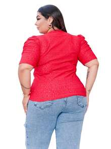 Women Blouses - Đỏ - Xem 2