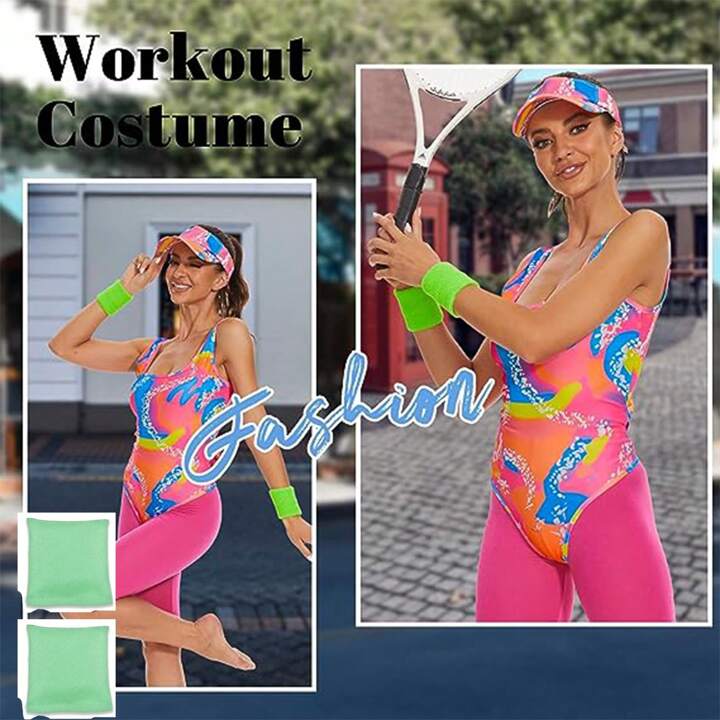 Disfraz Retro De Los 80 Y 90 Para Hombre Y Mujer – Chándal De Hip Hop Con Accesorios, Ideal Para Fiestas De Disfraces