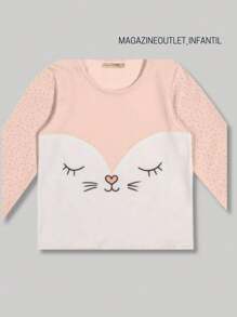 Young Girls Coats - Màu Hồng baby - Xem 2