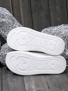 Zapatillas deportivas ocio atlético con con concha dedo de pie en negro - Negro - Ver 6