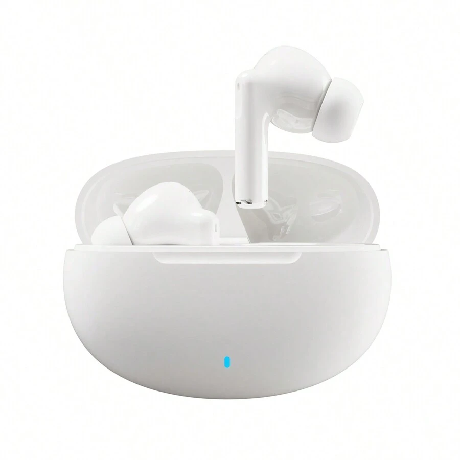 适用于健身房跑步的全新无线耳机，具有深沉低音的无线耳机，带耳钩的 IPX5 防水耳机，内置麦克风防噪音的 HiFi 立体声运动耳机