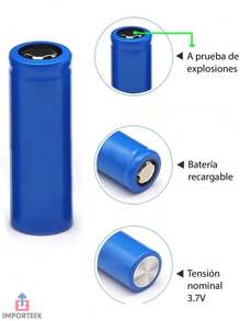 20pcs Rechargeable Battery 18650 Horn Lamp Fan - Multicolor - View 9