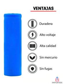 20pcs Rechargeable Battery 18650 Horn Lamp Fan - Multicolor - View 2