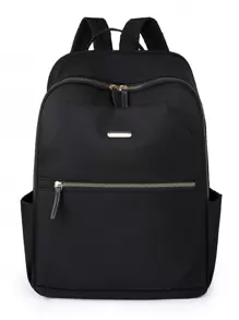 大容量多口袋學生背包,肩背學生書包 - 黑色 - 查看 6