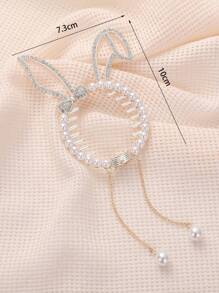 1 件装女孩发夹，适用于芭蕾舞者发髻、发夹、发夹、发夹、马尾辫、优雅发型设计工具 - 彩色 - 查看 3