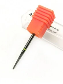 hytoos 1入組XF錐形硬質合金指甲鑽頭研磨指甲鑽頭旋轉美甲刀具指甲配件角質層工具 - 彩色 - 查看 4