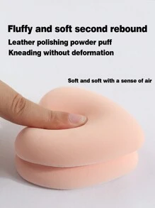 2 piezas de borlas de caramelo suaves y que no se deshacen. Hechas de esponja de alta densidad, proporcionan una textura perfecta para la aplicación de maquillaje. Su diseño las hace ideales tanto para uso seco como húmedo. Fáciles de llevar durante los viajes, maquillaje, económicas, decoración de habitaciones, tocador, viajes, dormitorio, accesorios de maquillaje, borla, difuminador de maquillaje, borla de polvo, esponja de maquillaje - Rosa Pálido - Ver 5